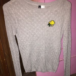 Ribbed H&M long sleeve shirt